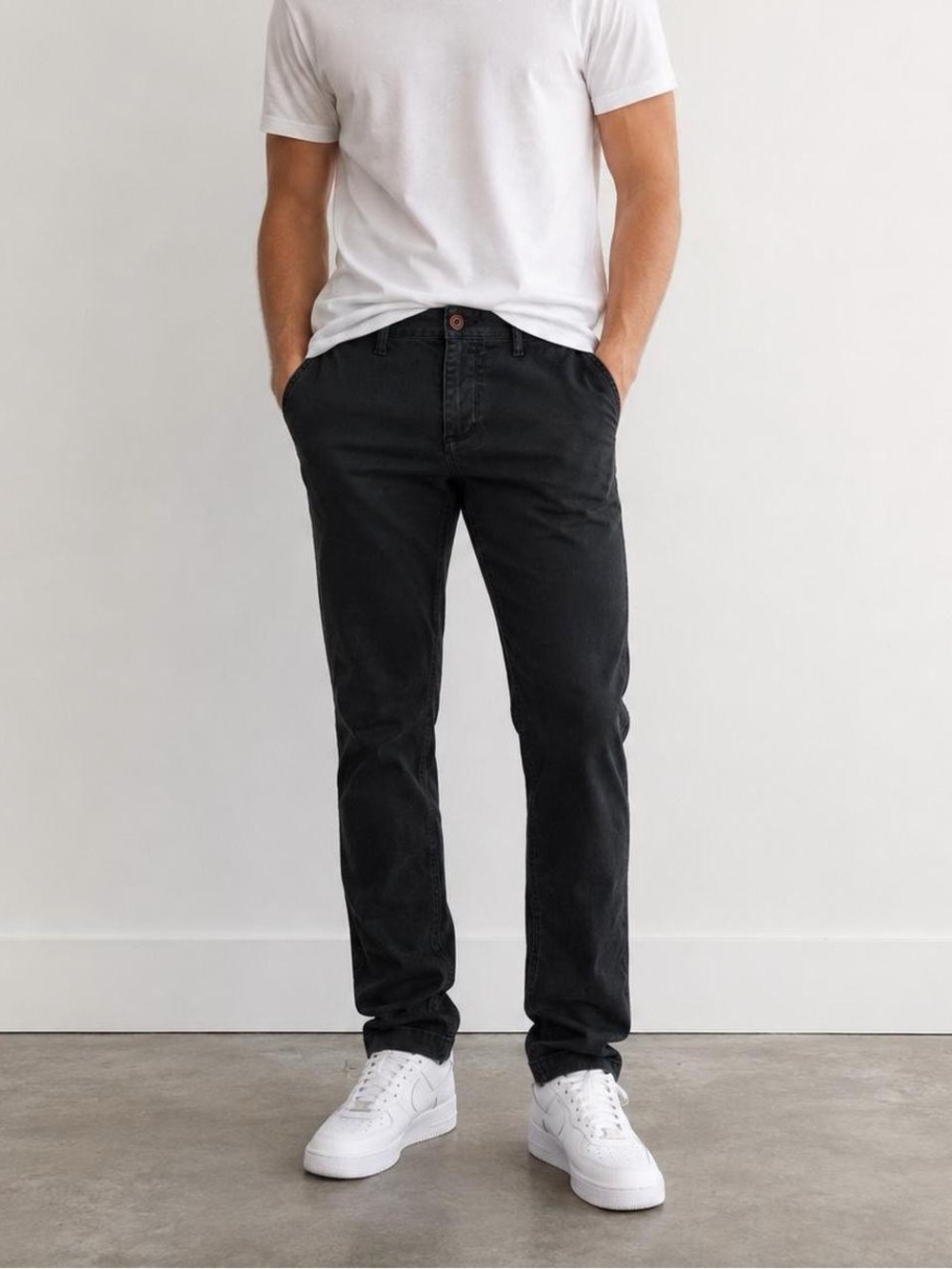 Hollister Men’s Extreme Skinny Black Chino Pants 28x30